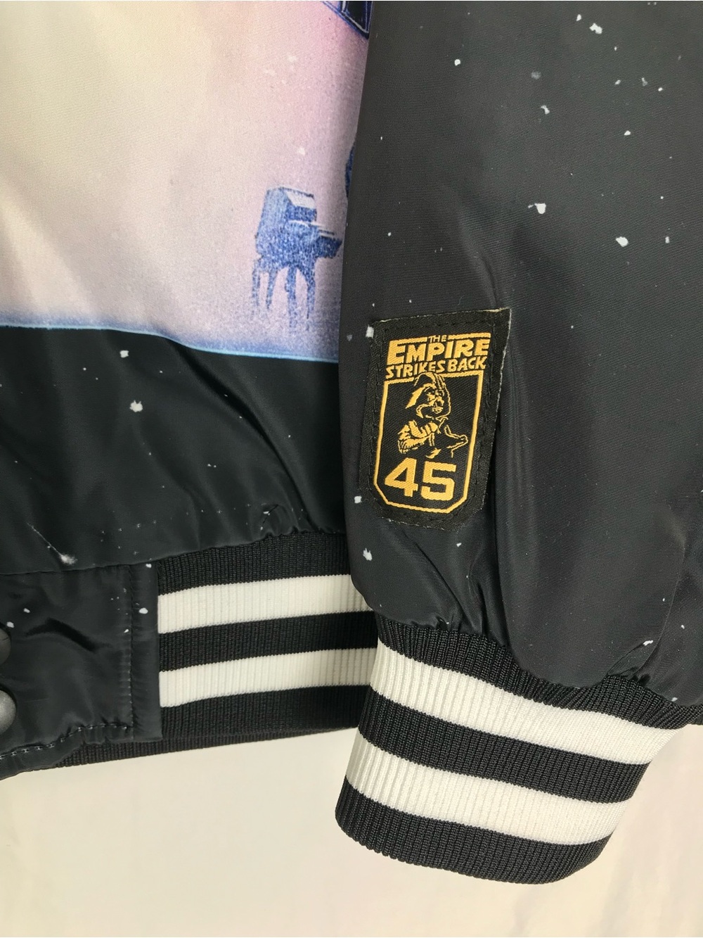 Star Wars Black Jacket with White Stripe Collar - Picture 4 of 10